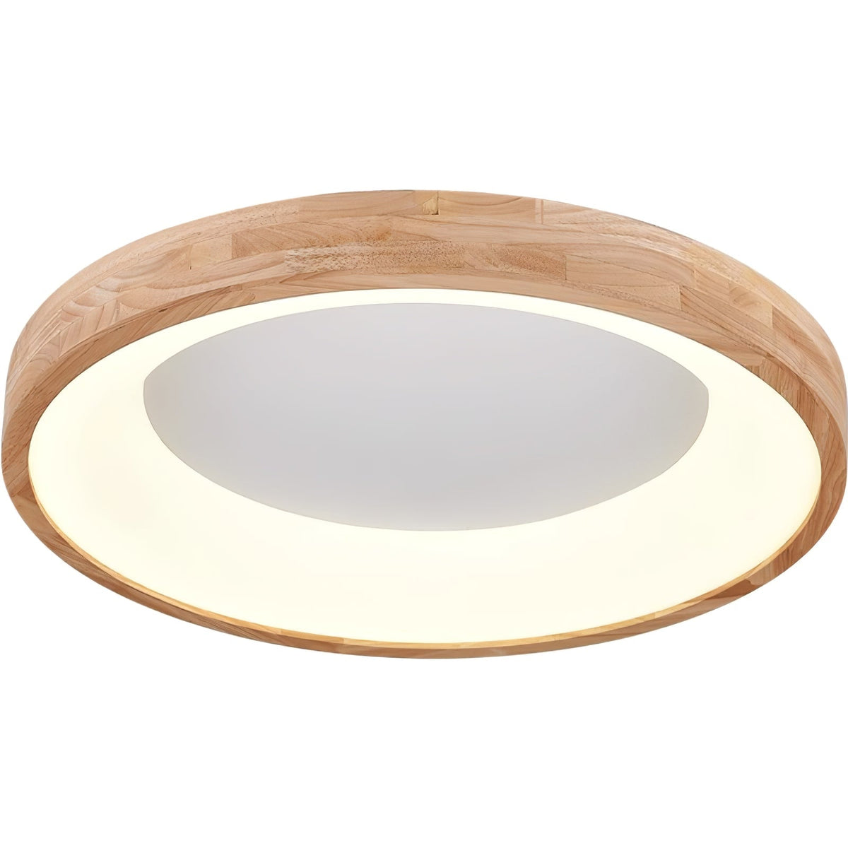 Uphae Moderne plafondlamp van hout met minimalistisch vierkant ontwerp