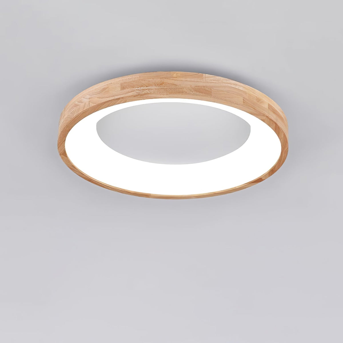 Uphae Moderne plafondlamp van hout met minimalistisch vierkant ontwerp