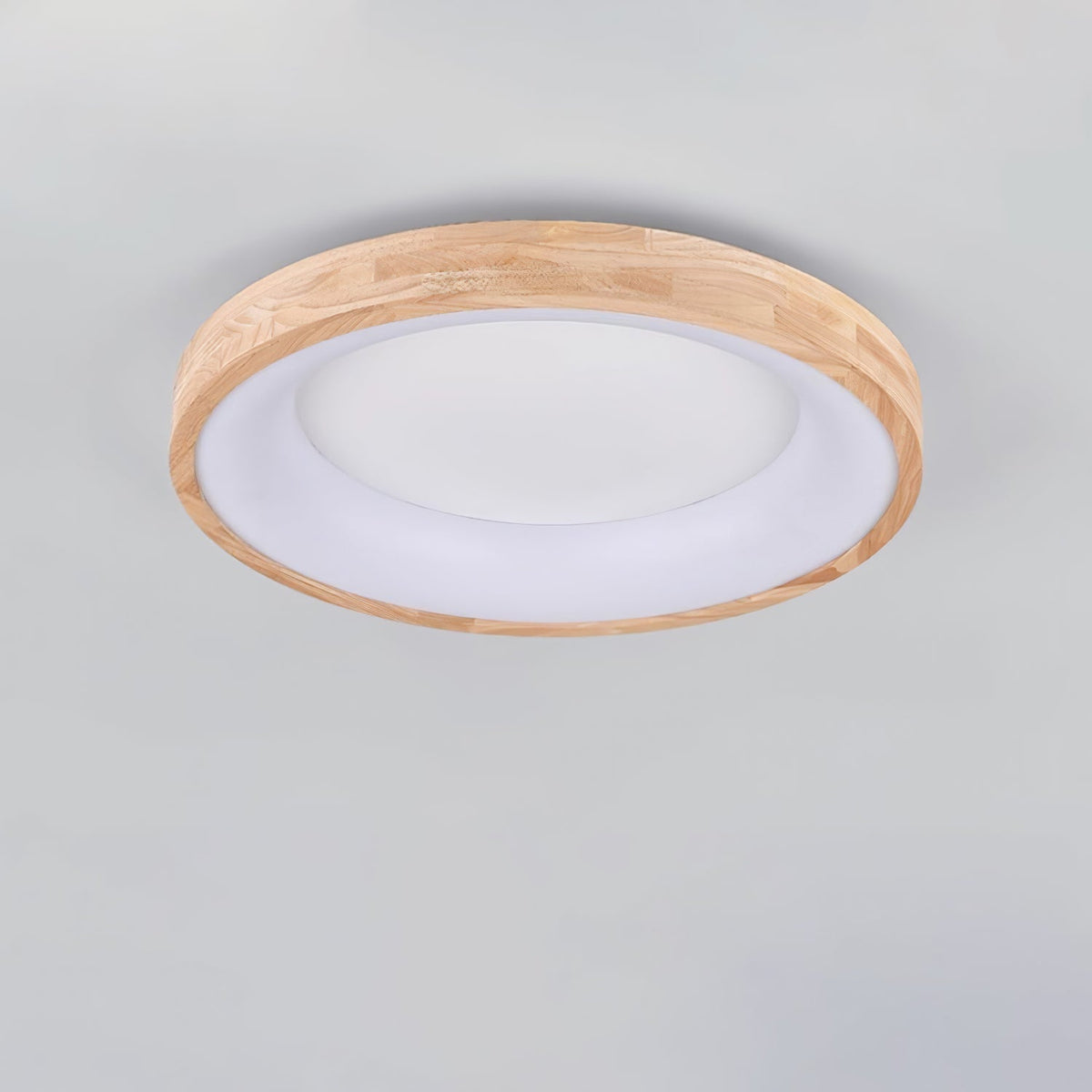 Uphae Moderne plafondlamp van hout met minimalistisch vierkant ontwerp