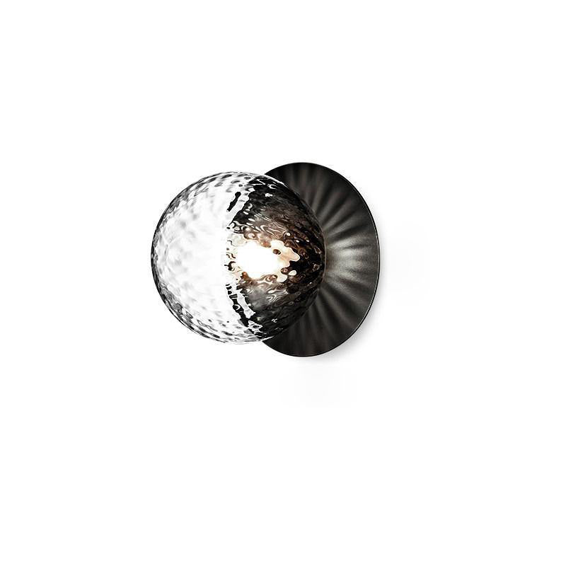 Nifte wandlamp Ronde Schijf Mondblaasglas Minimalistisch met bolvormige kap