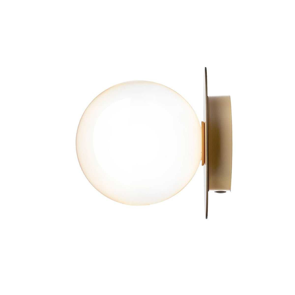 Nifte wandlamp Ronde Schijf Mondblaasglas Minimalistisch met bolvormige kap