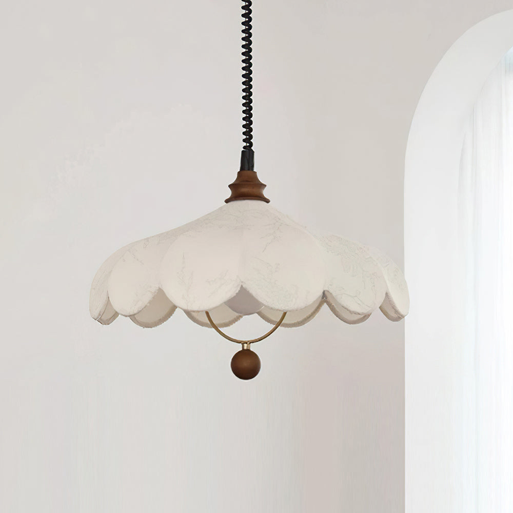 Hanglamp Petals met patroon Vintage Bloemen Frans Elegante met bloemblaadjes