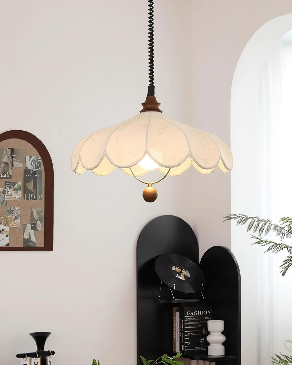 Hanglamp Petals met patroon Vintage Bloemen Frans Elegante met bloemblaadjes