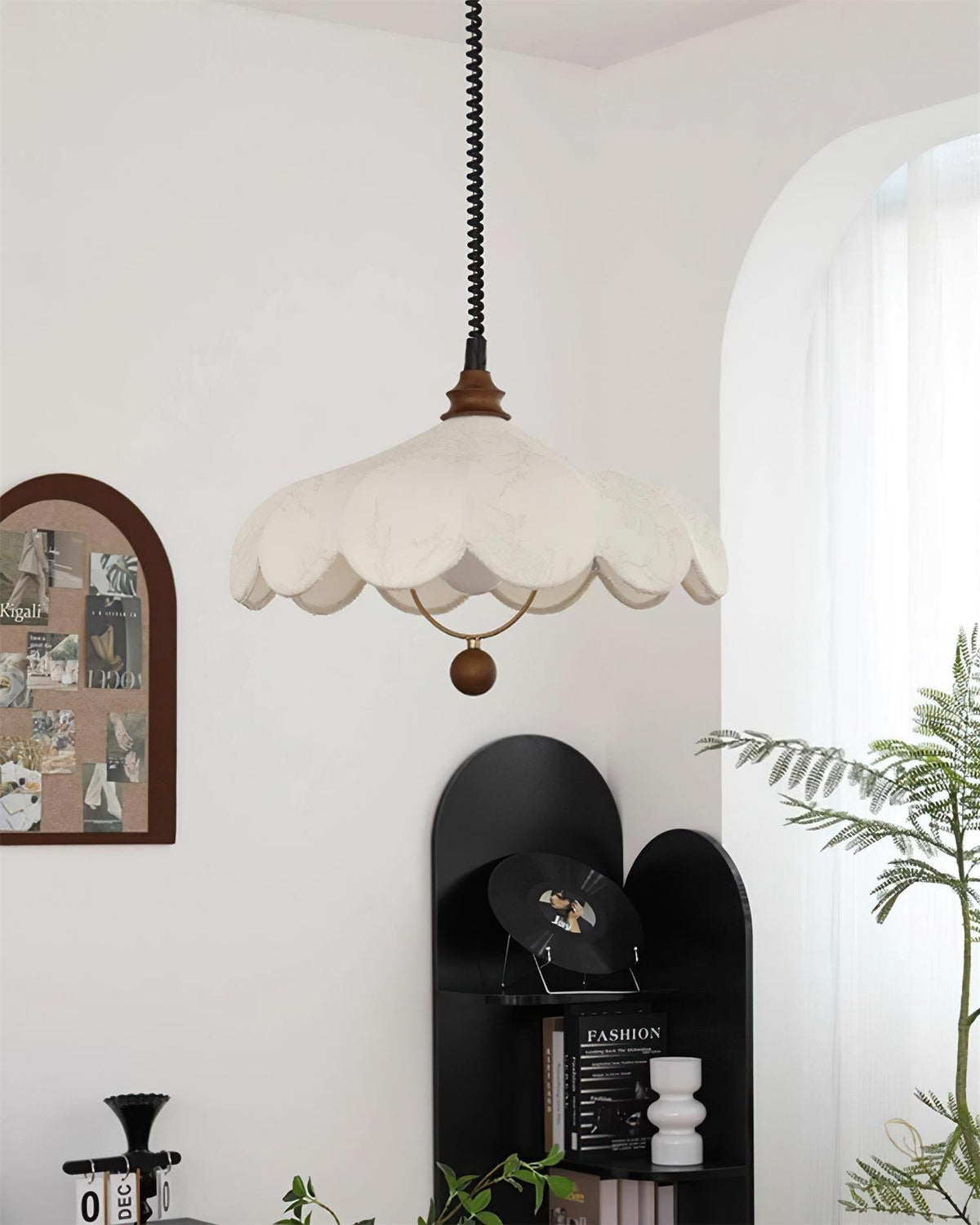 Hanglamp Petals met patroon Vintage Bloemen Frans Elegante met bloemblaadjes