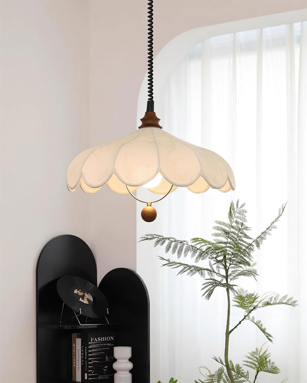 Hanglamp Petals met patroon Vintage Bloemen Frans Elegante met bloemblaadjes