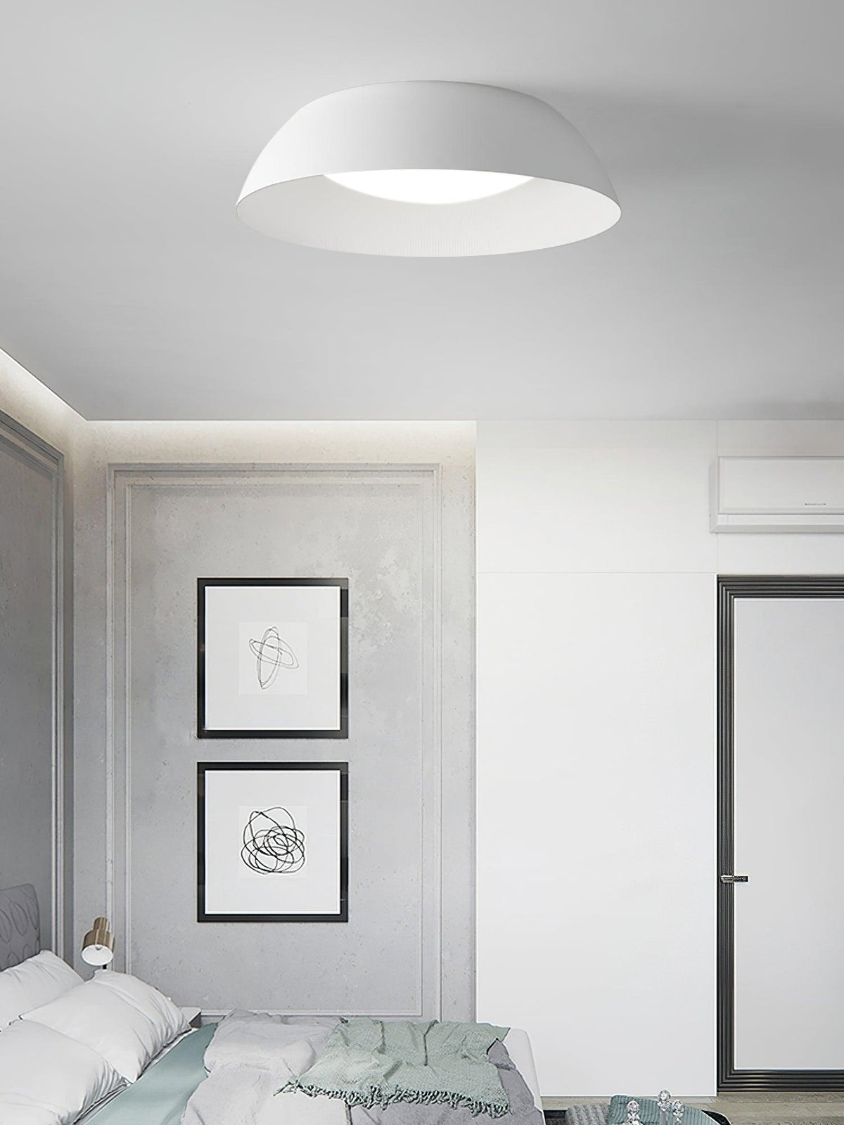 Dlux moderne minimalistische plafondlamp met LED