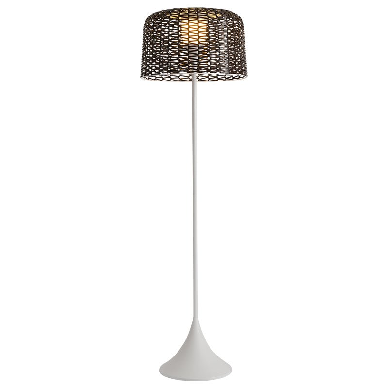 Callum geweven zonne-energie vloerlamp