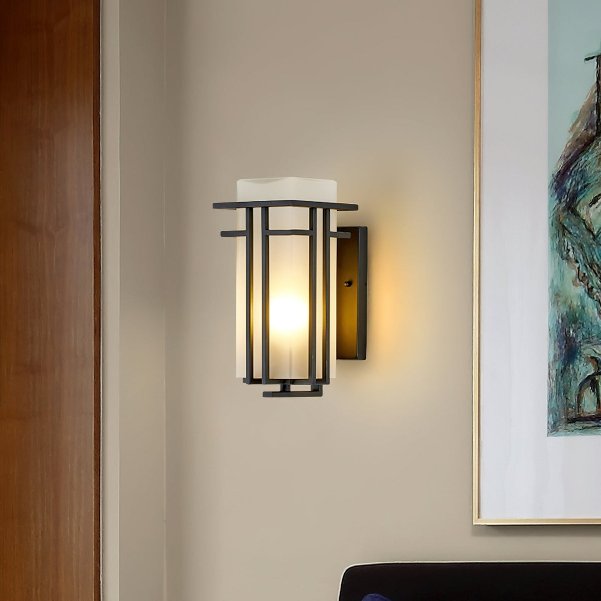 Wilen buitenwandlamp ijzer lantaarn retro