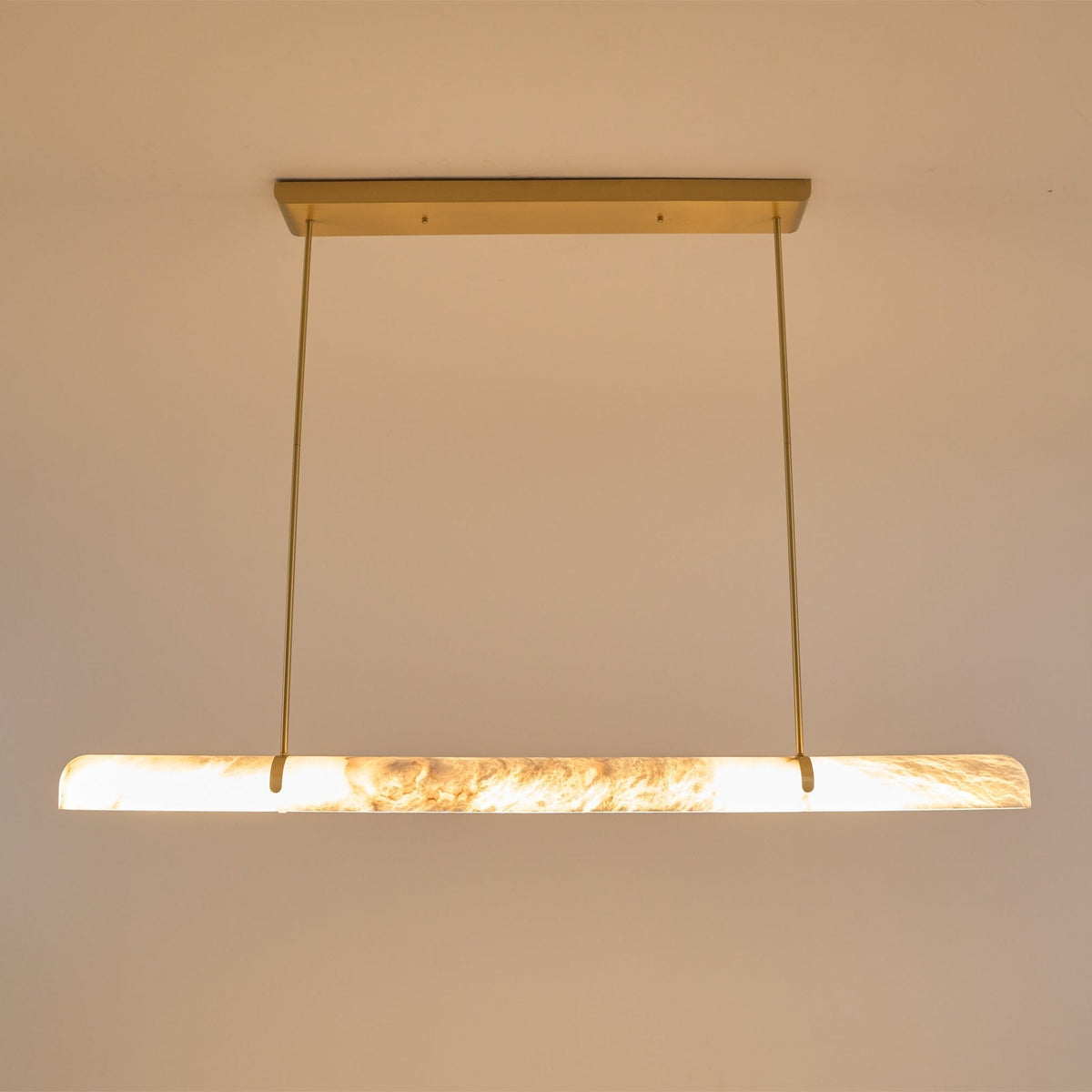Ilraea lineaire hanglamp van albast