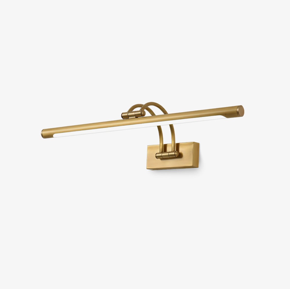 Solarielle Linear Vanity wandlamp van messing