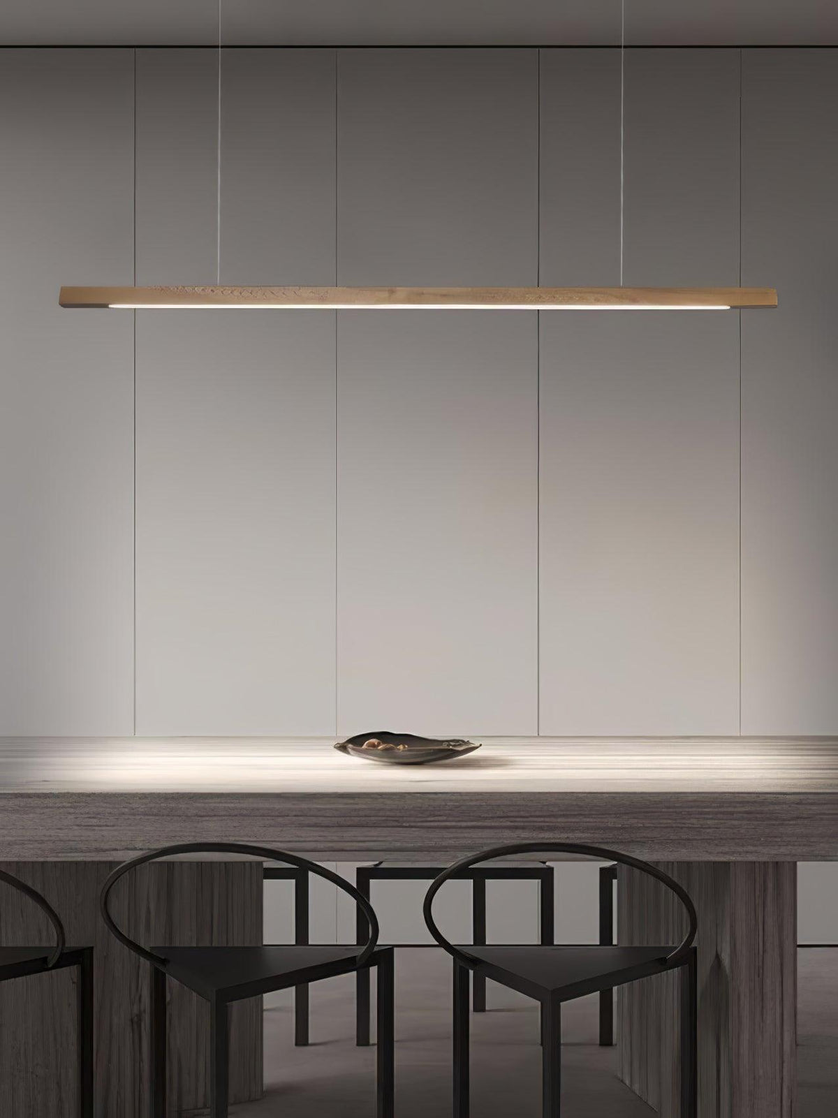 Aro Lineaire hanglamp van hout