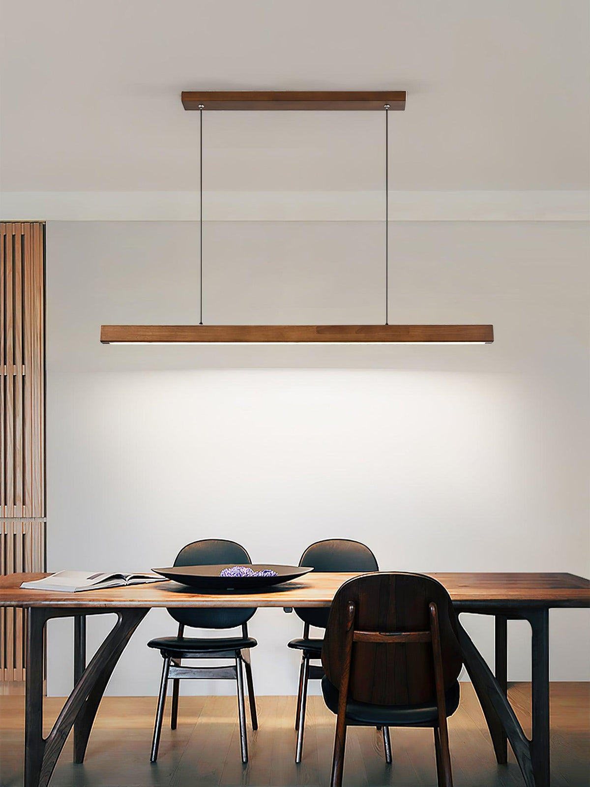Aro Lineaire hanglamp van hout