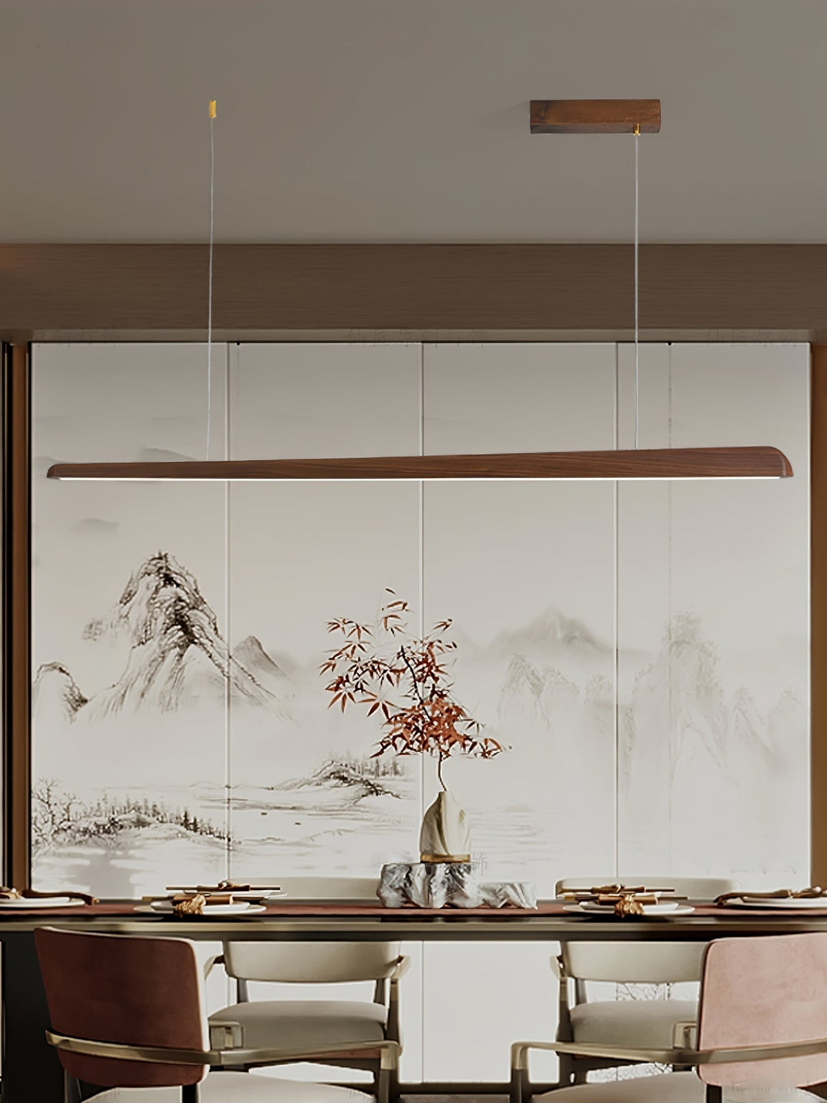 Sylanaya Hout Minimalistische hanglamp