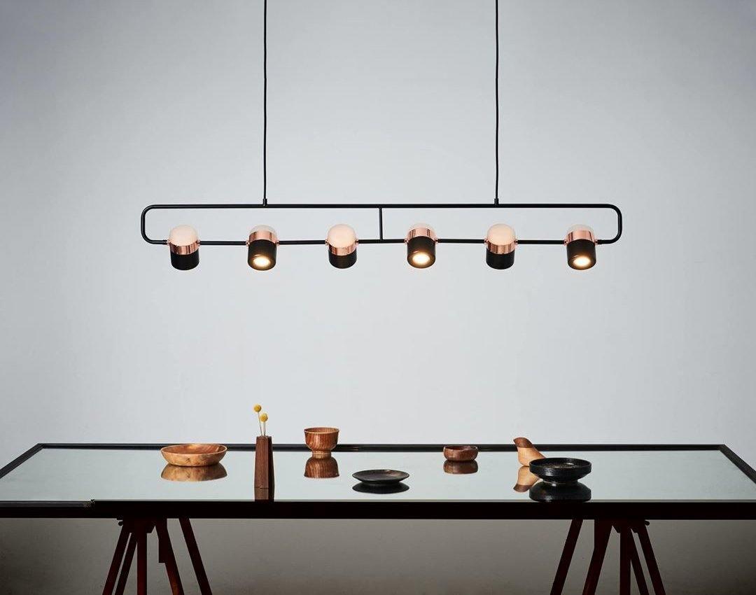 Lirael Hanglamp Verstelbaar Glas met Messing