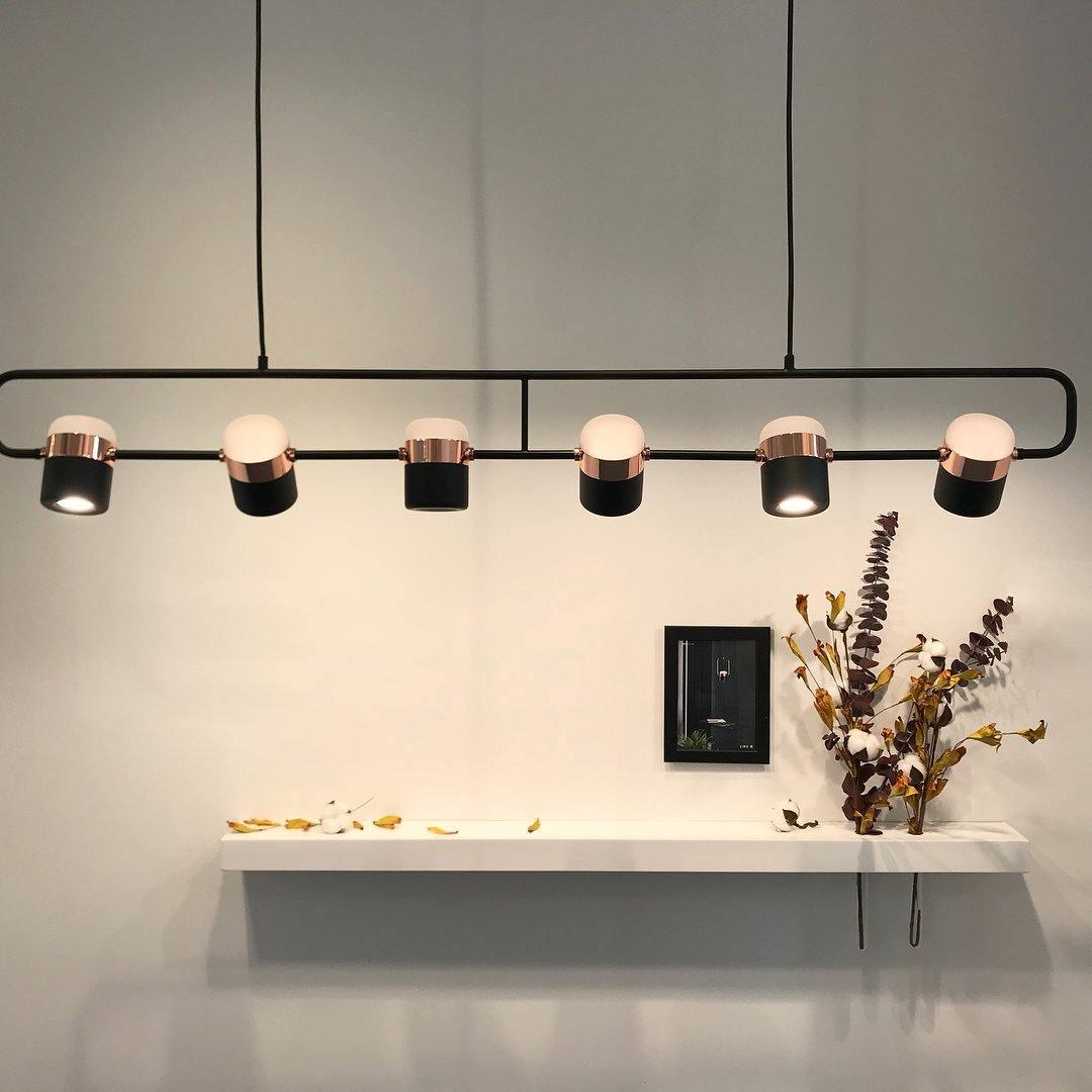 Lirael Hanglamp Verstelbaar Glas met Messing