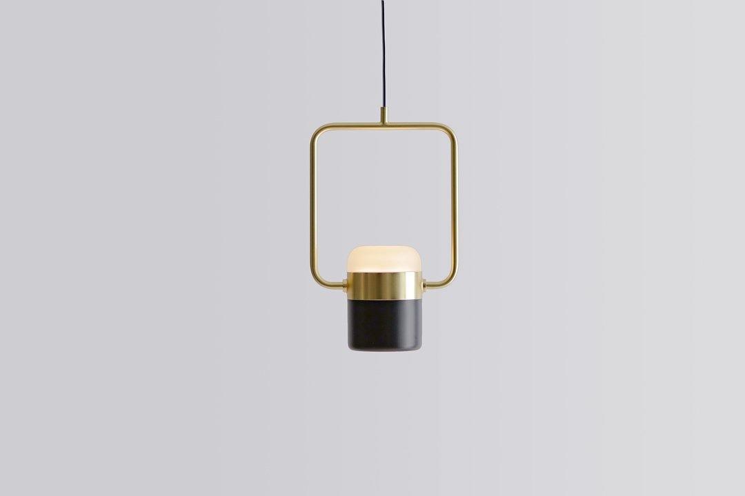 Lirael Hanglamp Verstelbaar Glas met Messing
