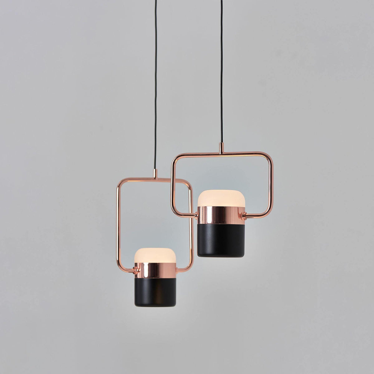 Lirael Hanglamp Verstelbaar Glas met Messing
