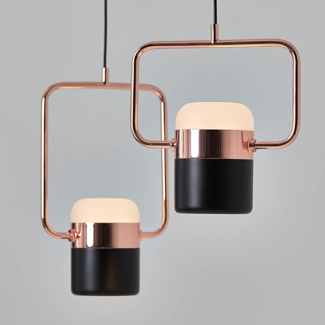 Lirael Hanglamp Verstelbaar Glas met Messing
