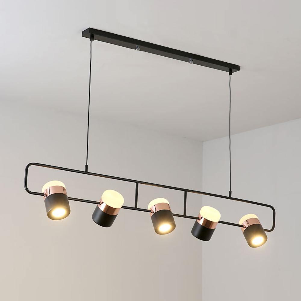 Lirael Hanglamp Verstelbaar Glas met Messing