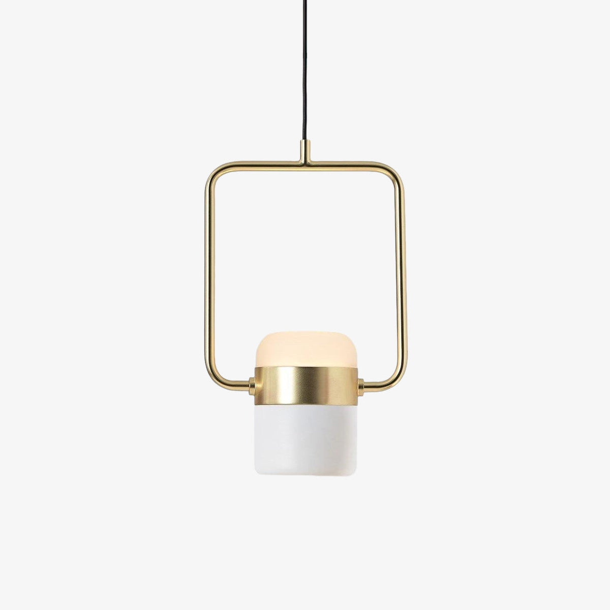 Lirael Hanglamp Verstelbaar Glas met Messing