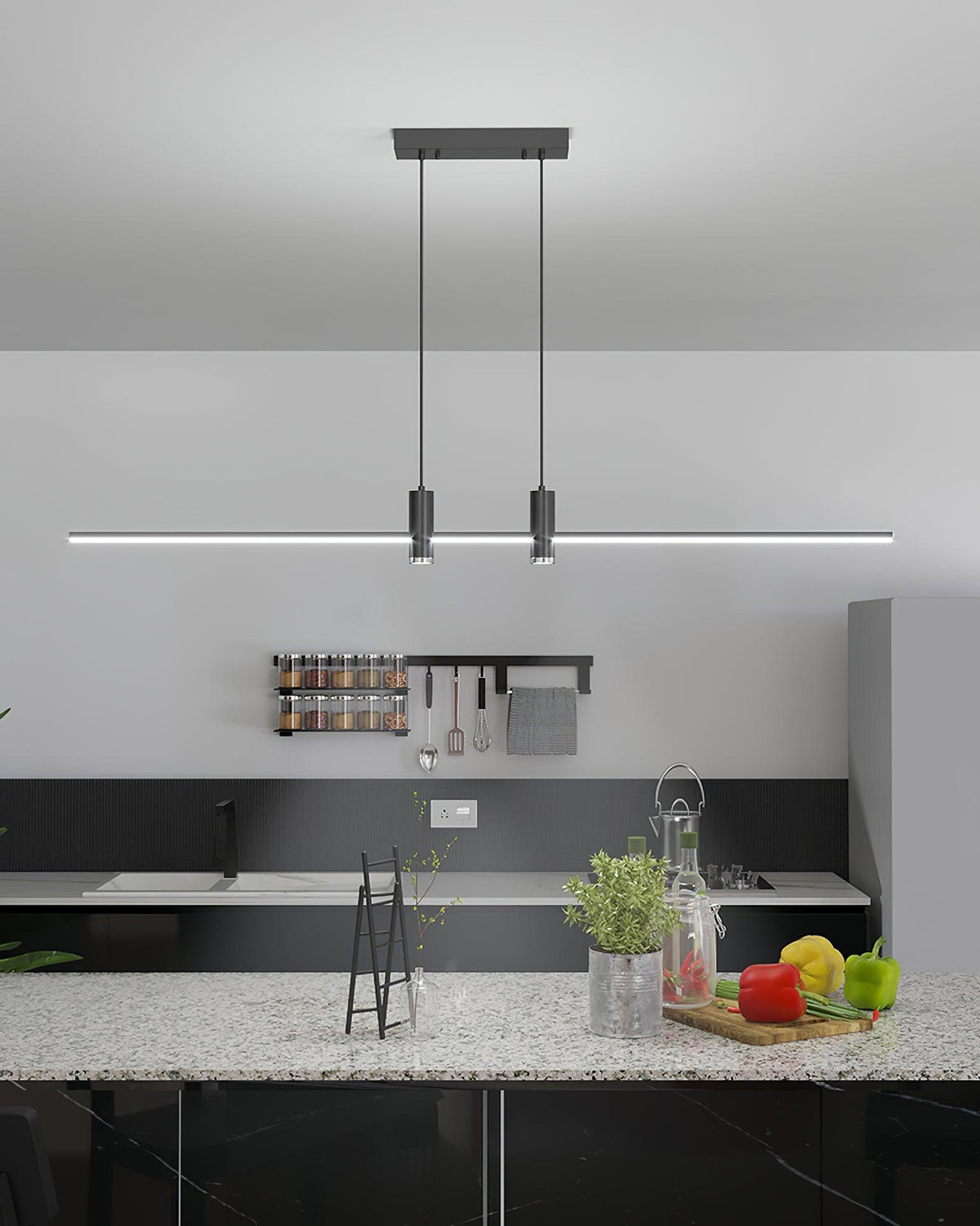 Auroaine Moderne hanglamp van goudkleurig metaal minimalistisch voor eetkamer