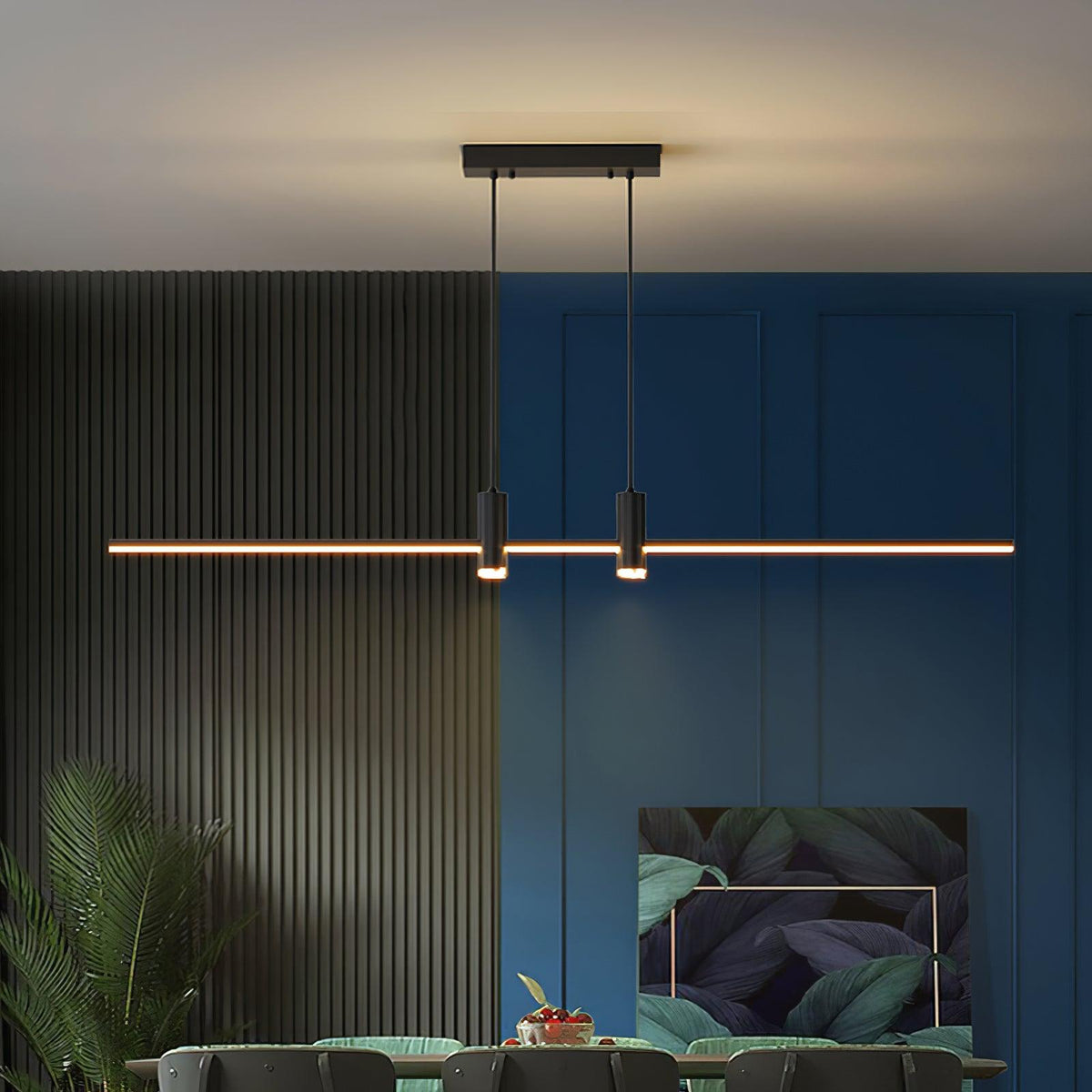 Auroaine Moderne hanglamp van goudkleurig metaal minimalistisch voor eetkamer