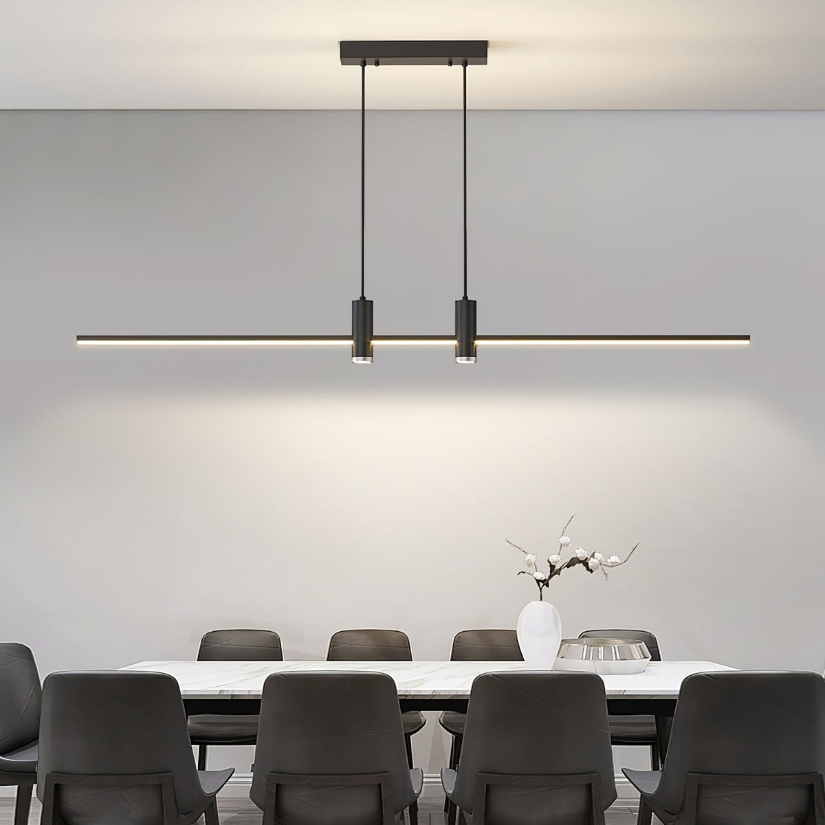 Auroaine Moderne hanglamp van goudkleurig metaal minimalistisch voor eetkamer