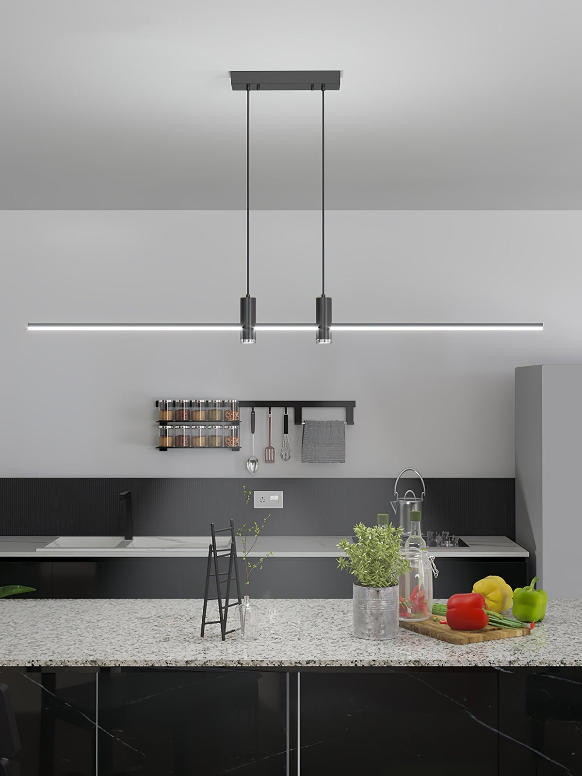 Auroaine Moderne hanglamp van goudkleurig metaal minimalistisch voor eetkamer