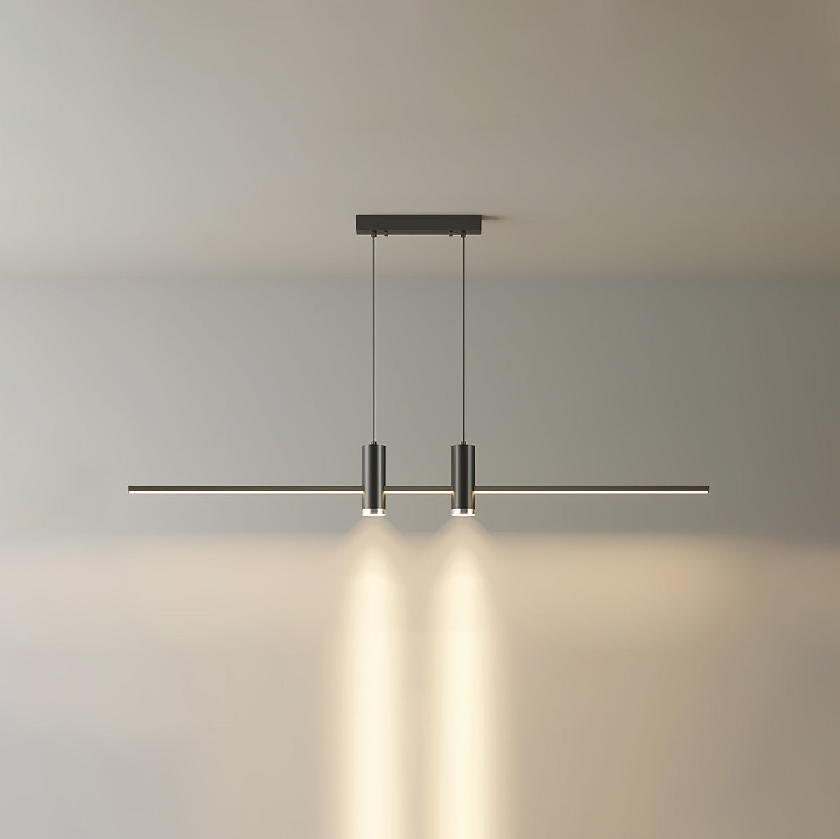 Auroaine Moderne hanglamp van goudkleurig metaal minimalistisch voor eetkamer