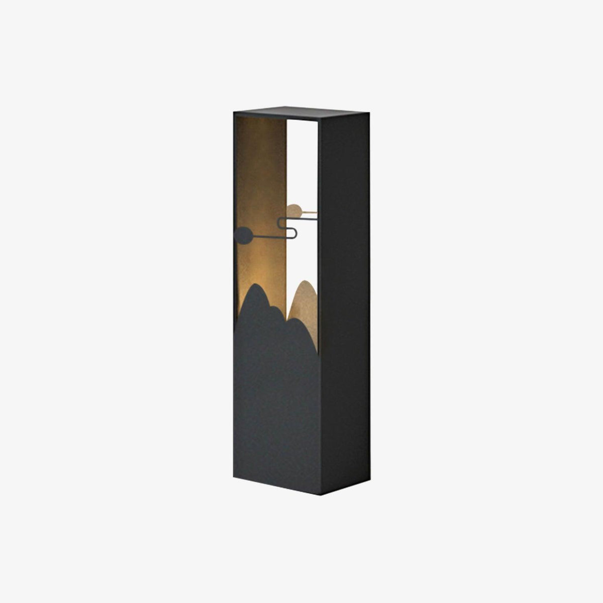 Zen Rustieke buitenhanglamp van acryl