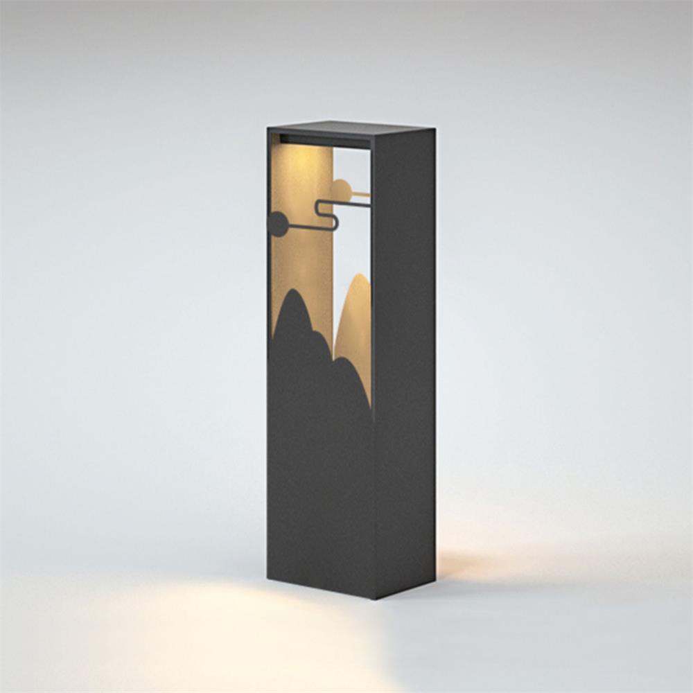 Zen Rustieke buitenhanglamp van acryl
