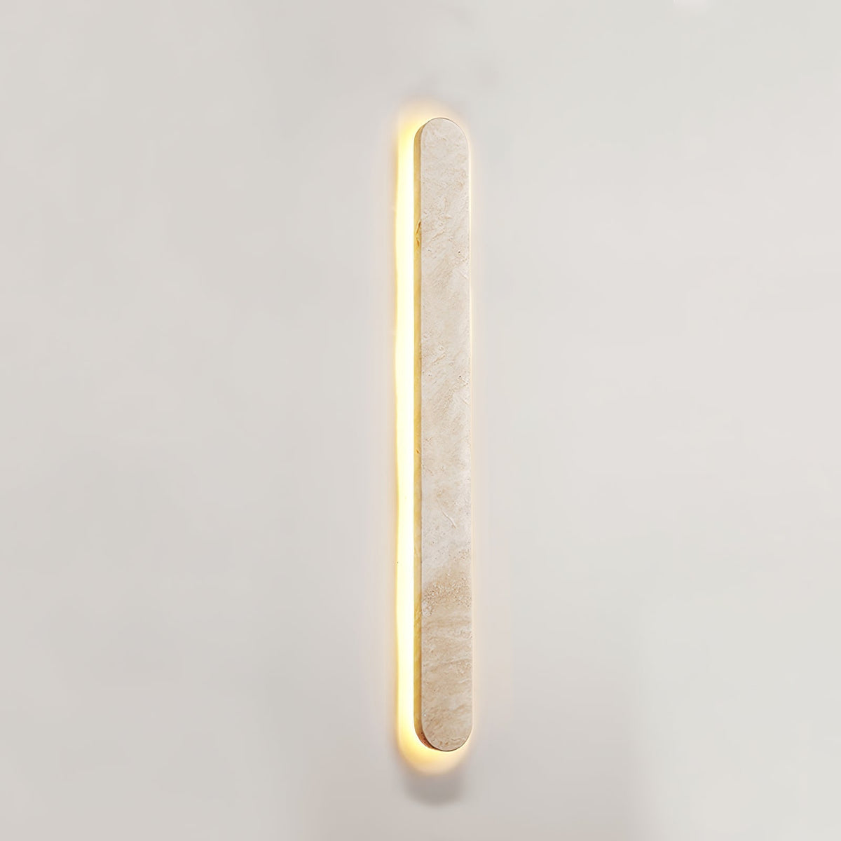 Elraee Geel travertin wandlamp