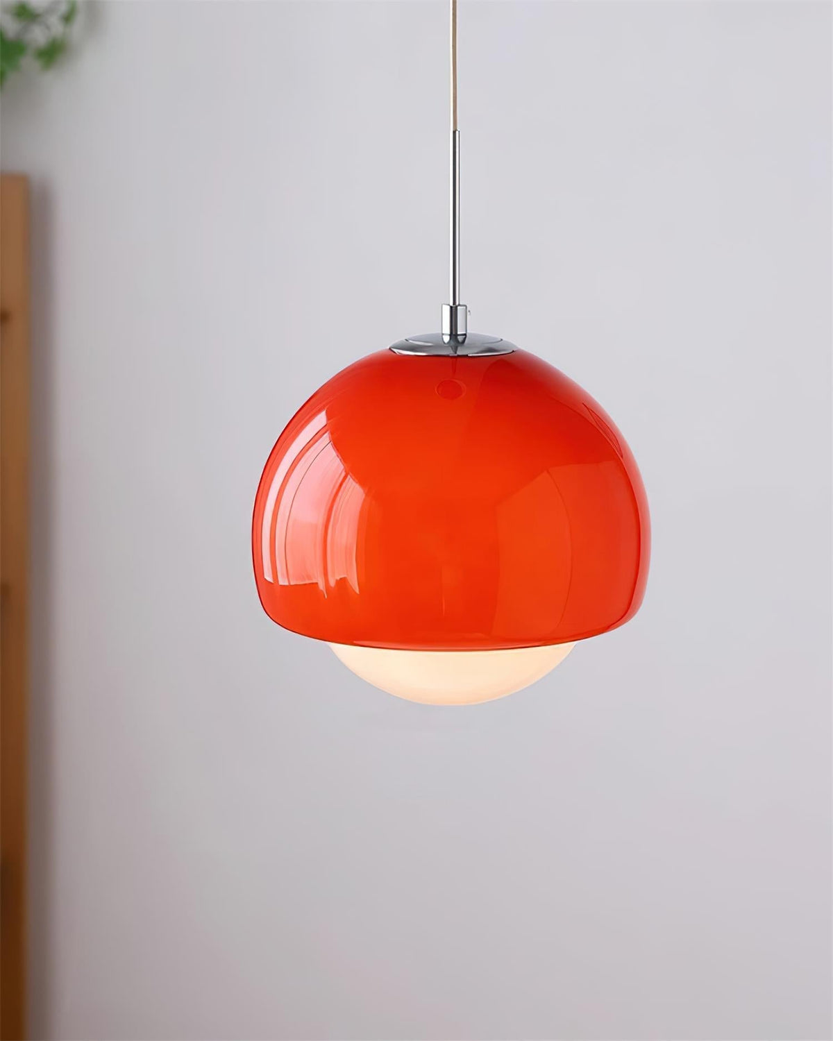 Lipko hanglamp met glazen bol retro modern kleurrijk