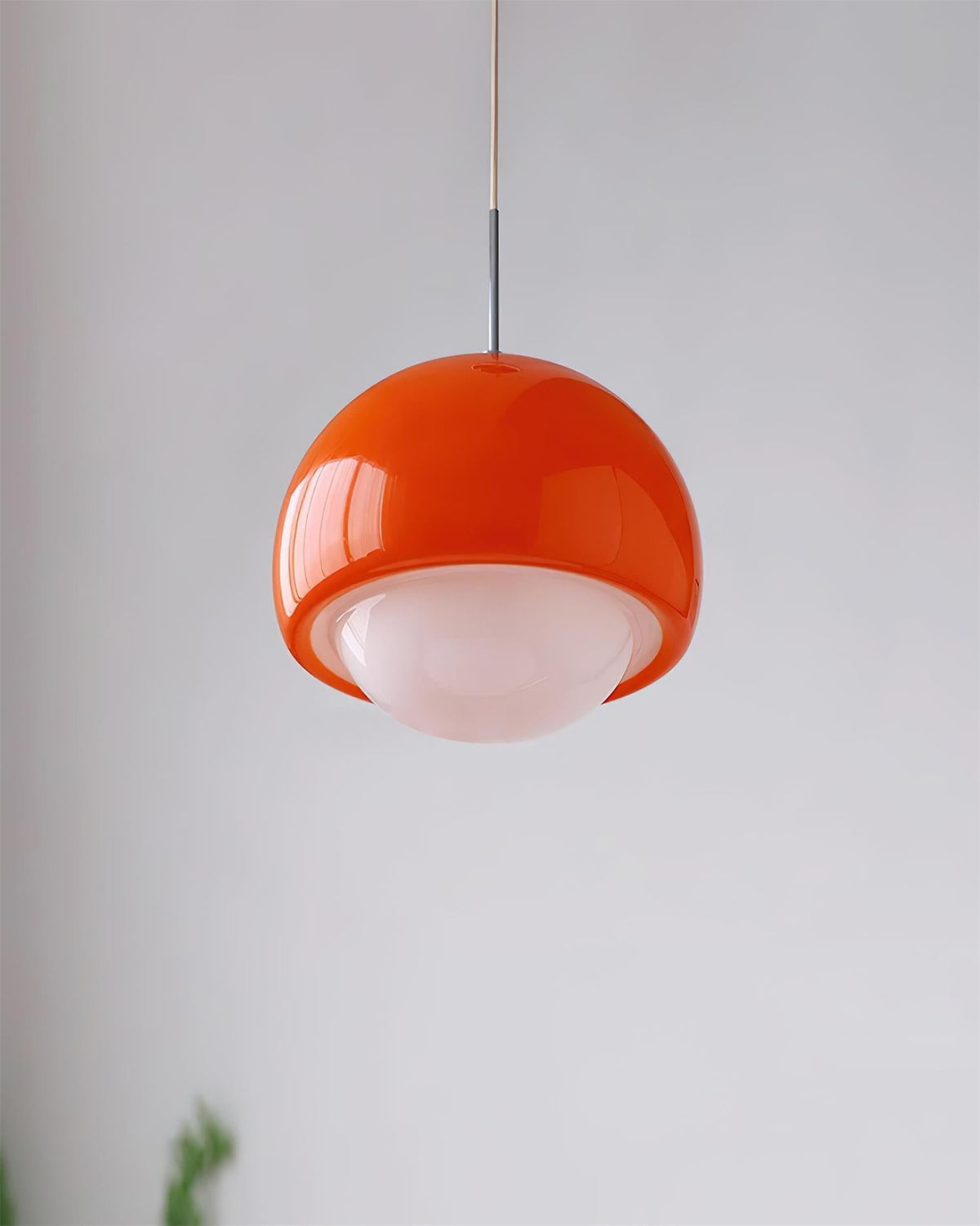 Lipko hanglamp met glazen bol retro modern kleurrijk