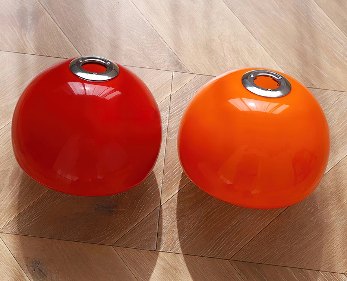 Lipko hanglamp met glazen bol retro modern kleurrijk
