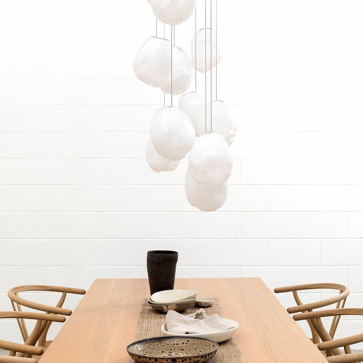Celenelle Liquid Stone glas hanglamp