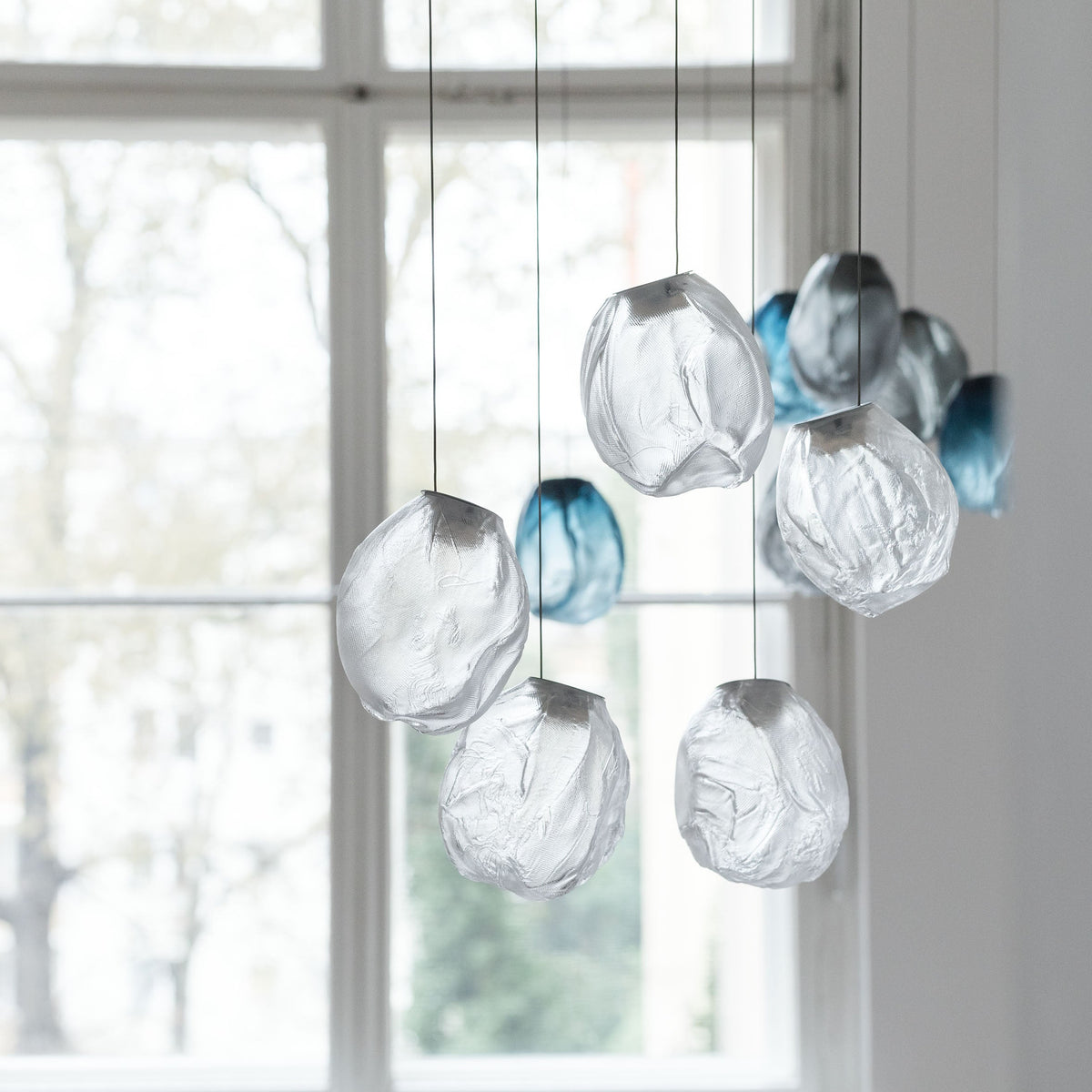 Celenelle Liquid Stone glas hanglamp