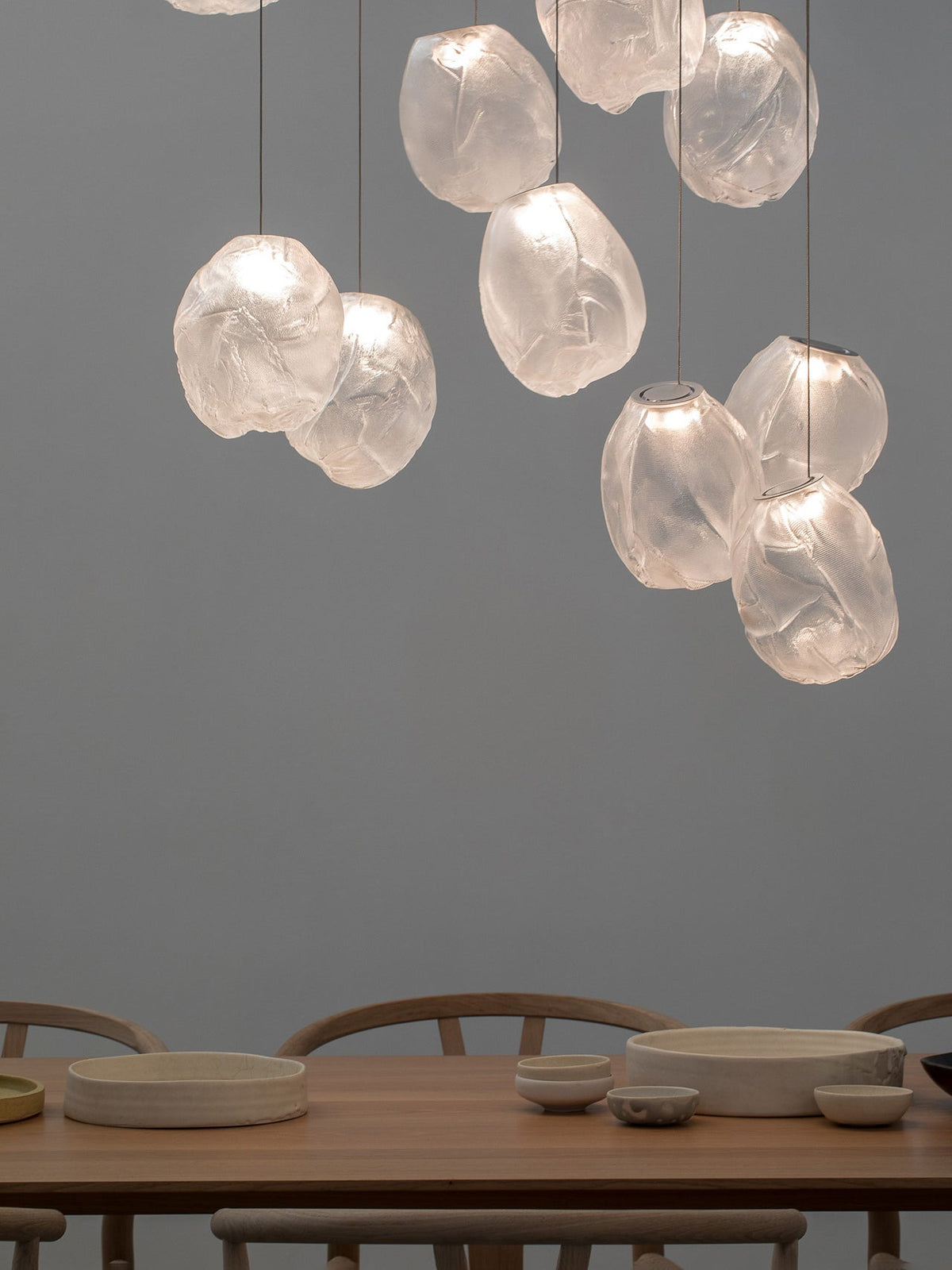 Celenelle Liquid Stone glas hanglamp
