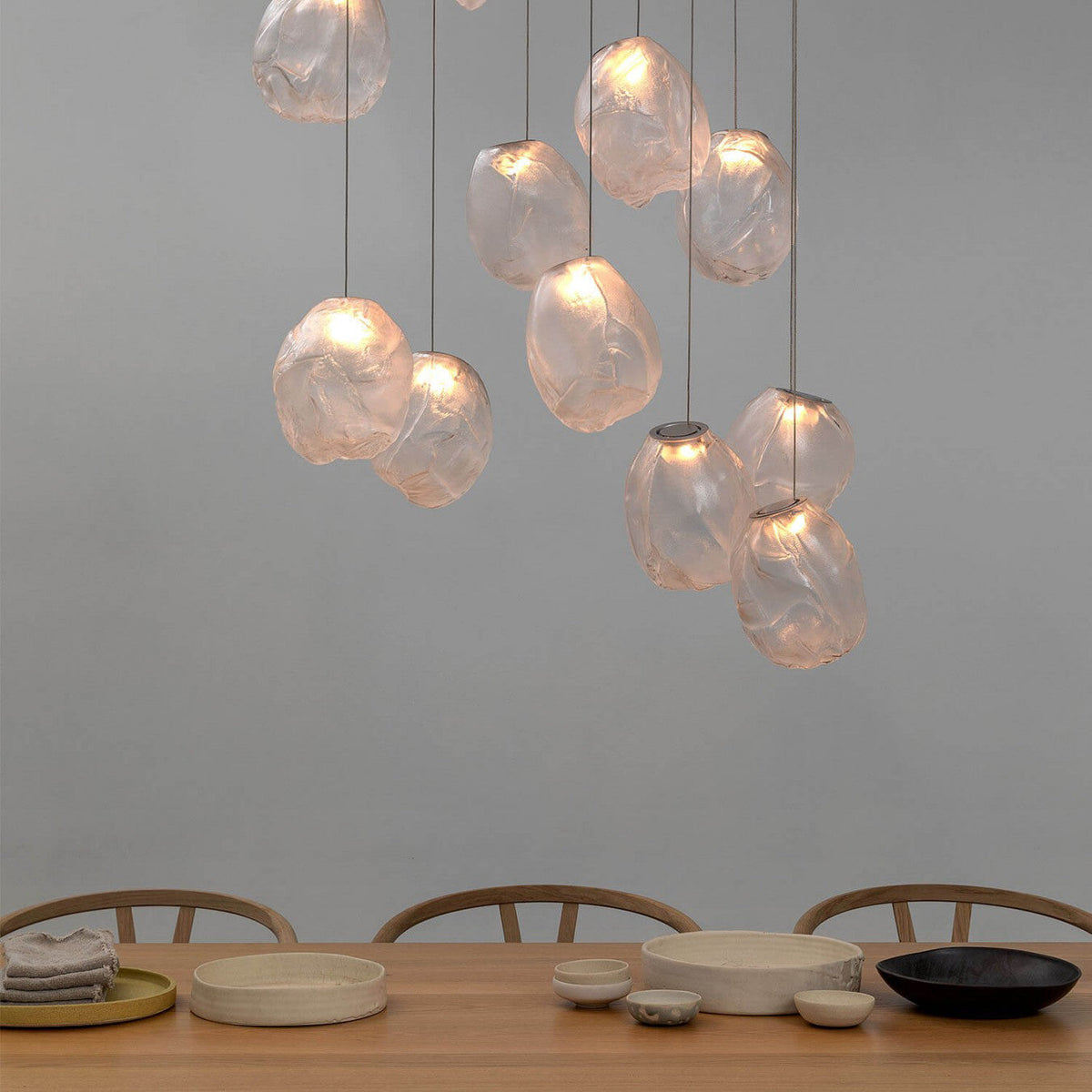 Celenelle Liquid Stone glas hanglamp