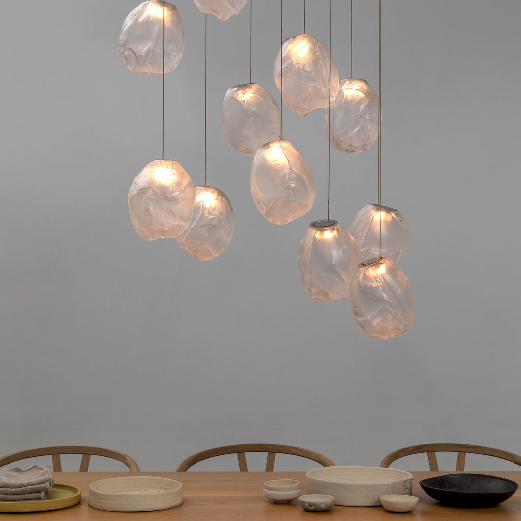 Celenelle Liquid Stone glas hanglamp