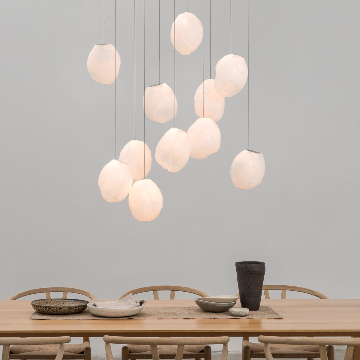 Celenelle Liquid Stone glas hanglamp