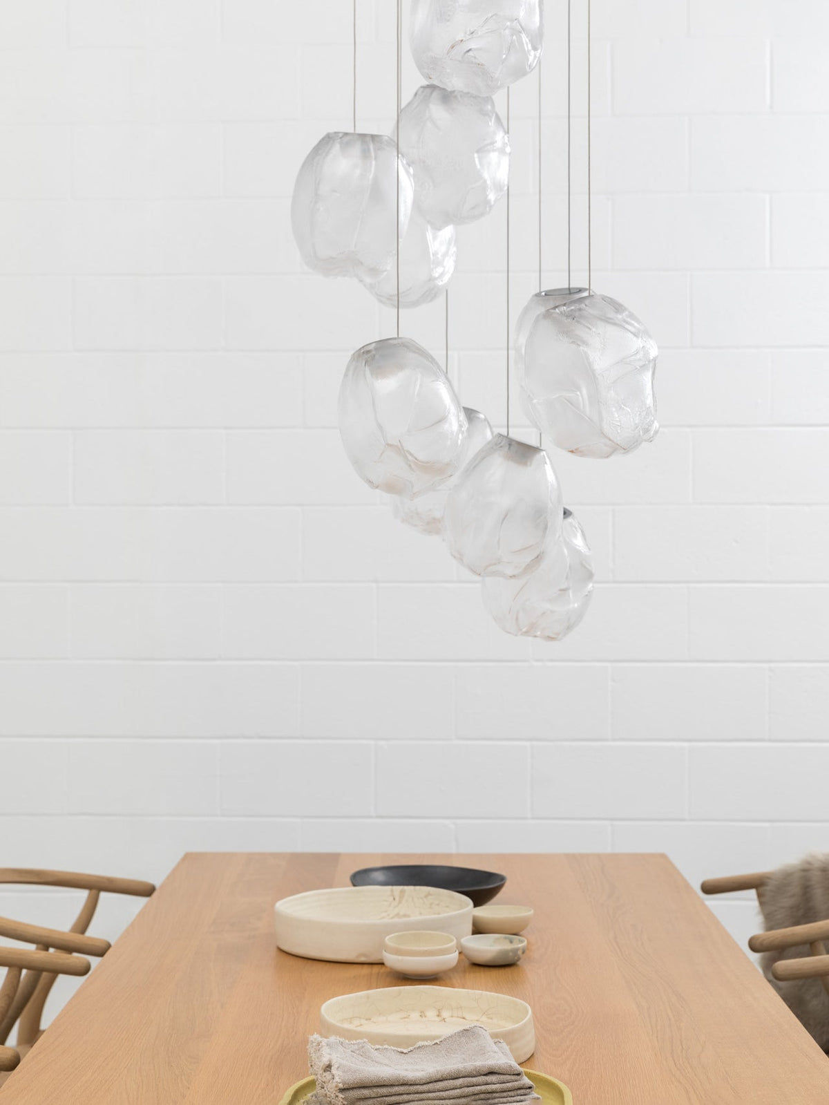 Celenelle Liquid Stone glas hanglamp