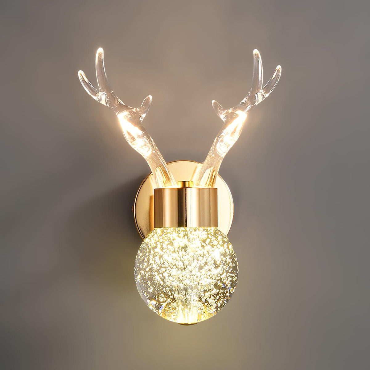 Cexi Postmodern Luxe Herten Kristal wandlamp