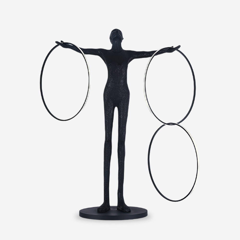 Hoops vloerlamp