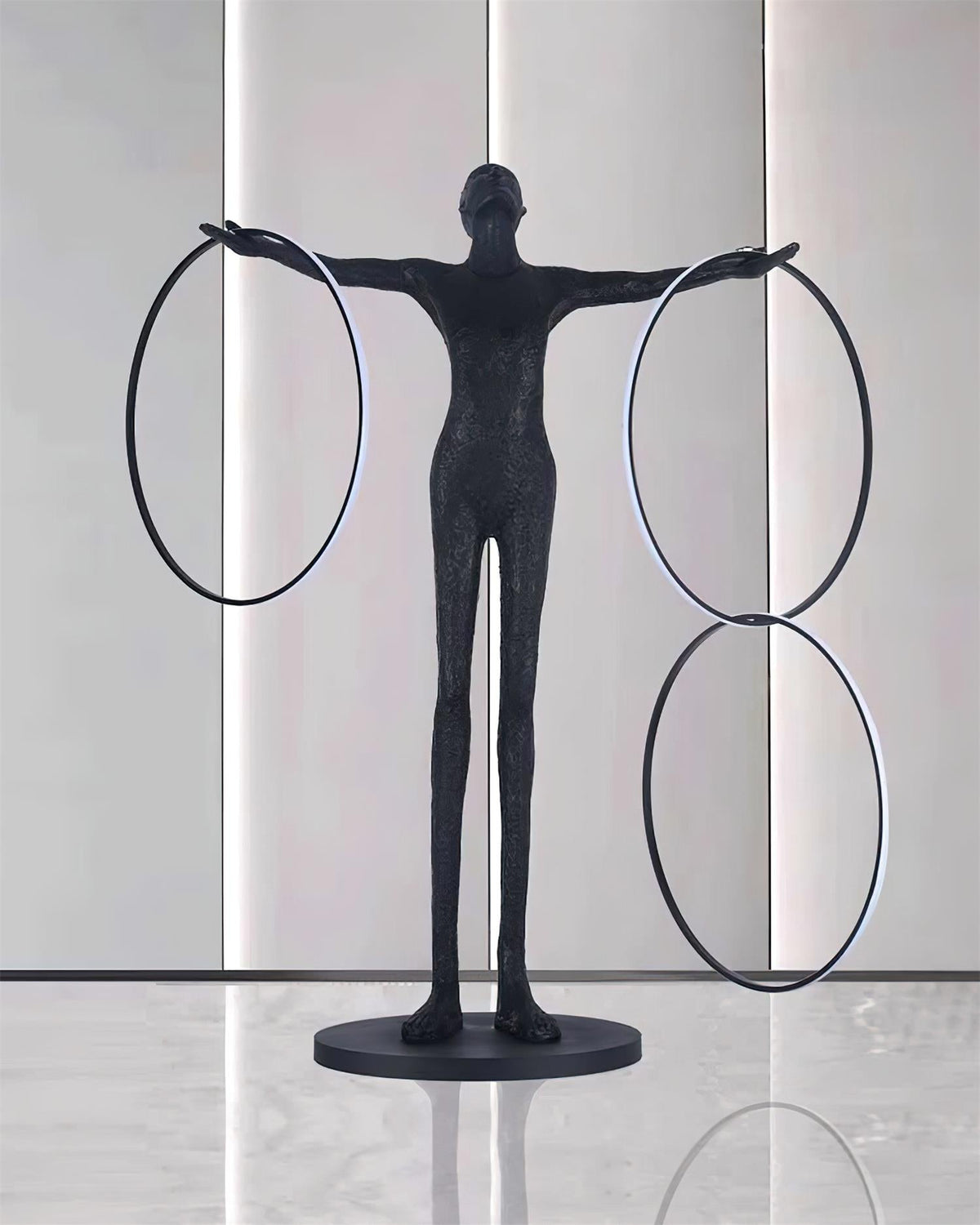 Hoops vloerlamp