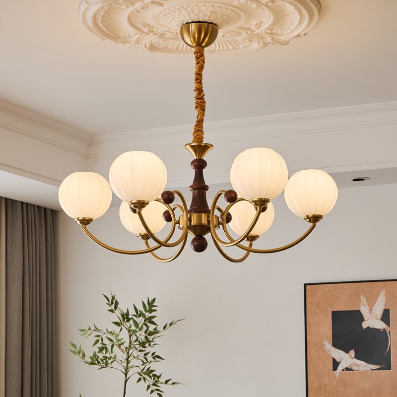 Omirara Traditionele Elegantie Vintage Houten Kroonluchter