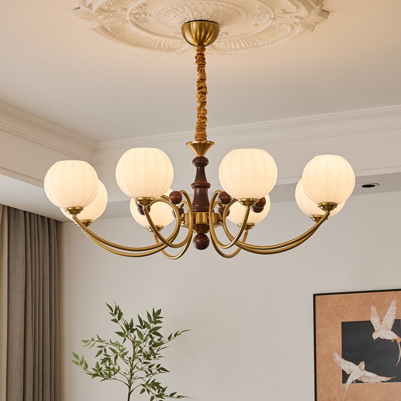 Omirara Traditionele Elegantie Vintage Houten Kroonluchter