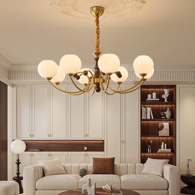 Omirara Traditionele Elegantie Vintage Houten Kroonluchter