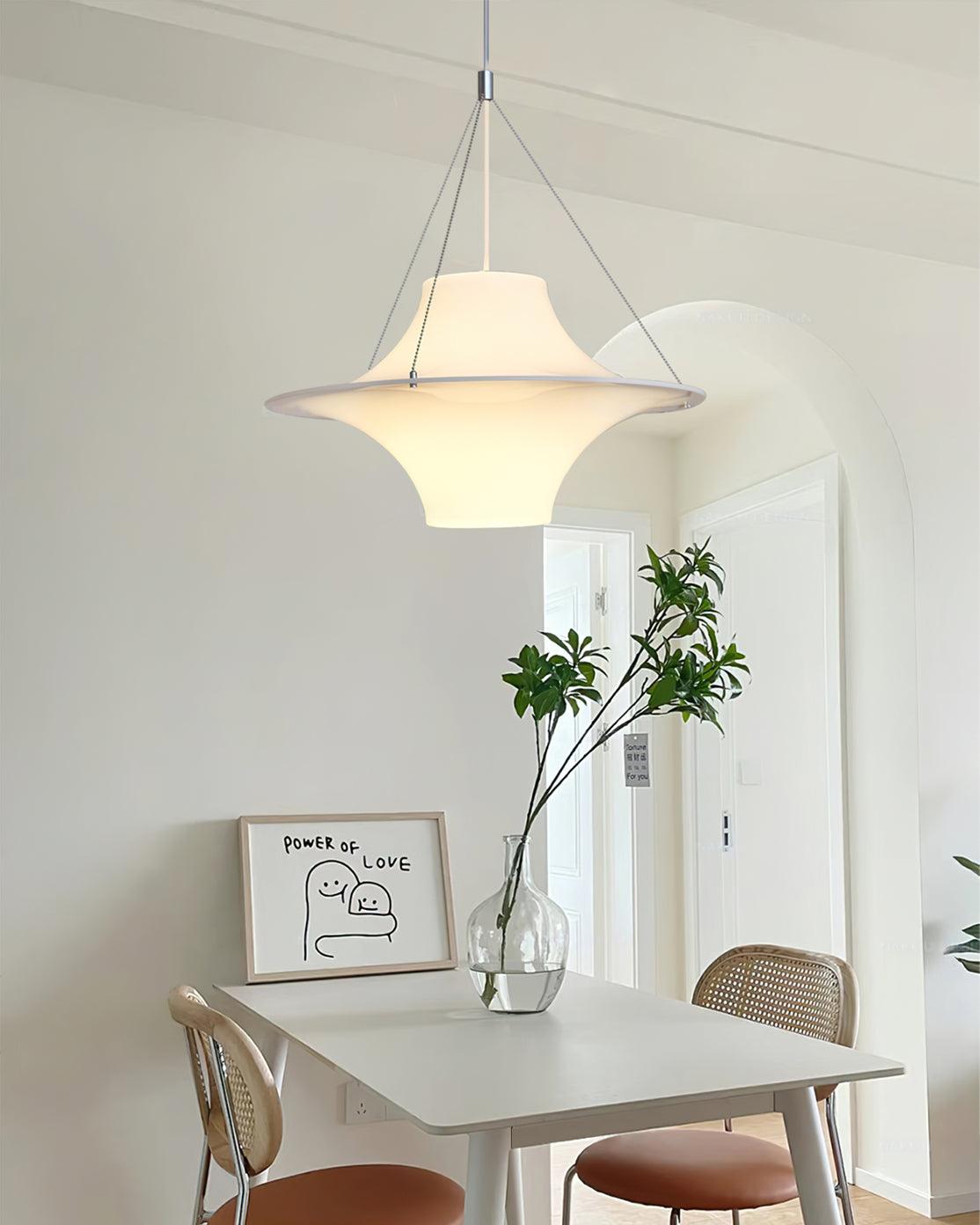 Dali hanglamp acryl UFO-vorm voor moderne woonkamer