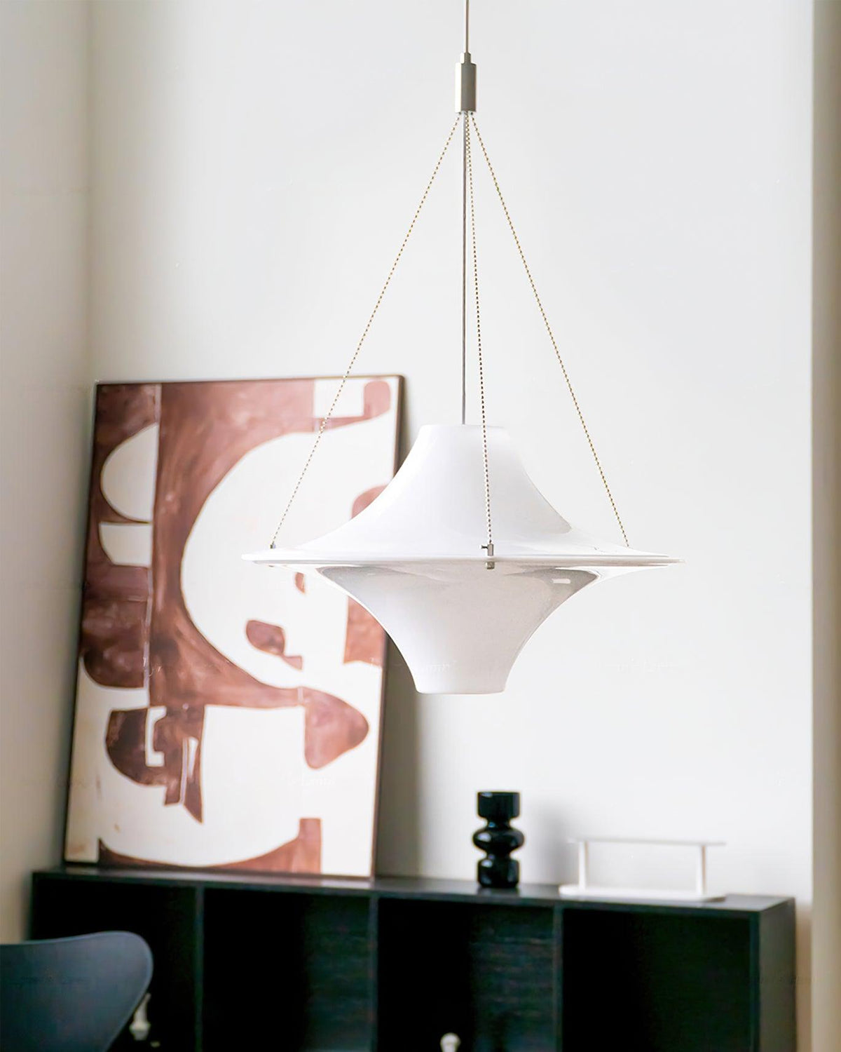 Dali hanglamp acryl UFO-vorm voor moderne woonkamer